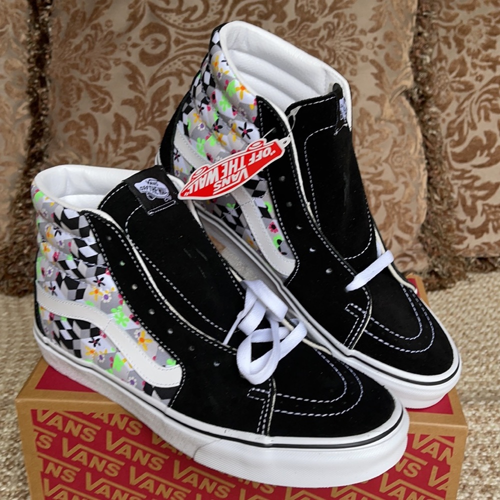 Vans Sk8-Hi Checker Cube Black/True White WMNS - Picture 5 of 16